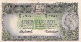 Australia, 1 Pound, 1961/1965, VF, p34a