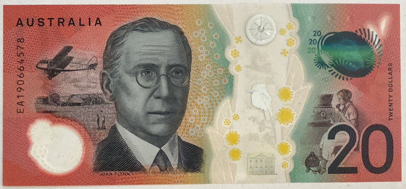 Australia, 20 Dollars, 2019, UNC, p64

Polymer

Estimate: USD 20-40