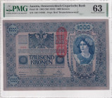 Austria, 1.000 Kronen, 1919, UNC, p59