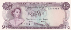 Bahamas, 1/2 Cent, 1968, AUNC, p26