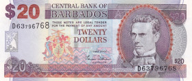Barbados, 20 Dollars, 2007, UNC, p69
