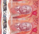 Barbados, 50 Dollars, 2022, UNC, p84, (Total 2 consecutive banknotes)