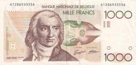 Belgium, 1.000 Francs, 1980/1996, VF, p144a