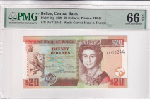 Belize, 20 Dollars, 2020, UNC, p69g