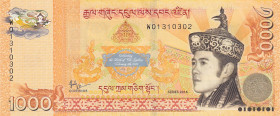 Bhutan, 1.000 Ngultrum, 2016, UNC, p34