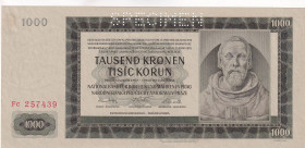 Bohemia and Moravia, 1.000 Korun, 1942, UNC, p14s, SPECIMEN