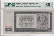 Bohemia and Moravia, 1.000 Korun, 1942, UNC, p15a