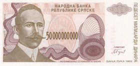Bosnia - Herzegovina, 50.000.000.000 Dinara, 1993, UNC, p160