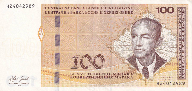 Bosnia - Herzegovina, 100 Convertible Maraka, 2019, VF, p87

Estimate: USD 20-...