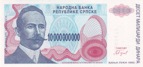 Bosnia - Herzegovina, 10.000.000.000 Dinara, 1993, UNC, p159
