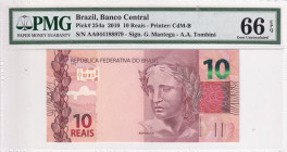 Brazil, 10 Reais, 2010, UNC, p254a