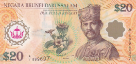 Brunei, 20 Ringgit, 2007, UNC, p34