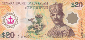 Brunei, 20 Ringgit, 2007, UNC, p34a