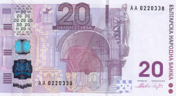 Bulgaria, 20 Leva, 2005, UNC, p121a