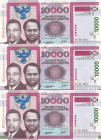 Burundi, 10.000 Francs, 2013, UNC, p49, (Total 3 banknotes)