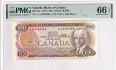 Canada, 100 Dollars, 1975, UNC, p91b