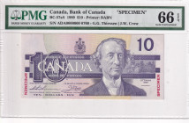 Canada, 10 Dollars, 1989, VF, p96as, SPECIMEN