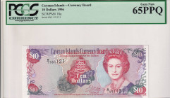 Cayman Islands, 10 Dollars, 1996, UNC, p18a