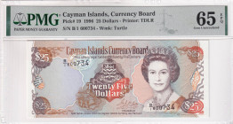Cayman Islands, 25 Dollars, 1996, UNC, p19