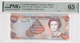 Cayman Islands, 25 Dollars, 1996, UNC, p19