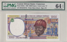 Central African States, 5.000 Francs, 1999, UNC, p204Ee