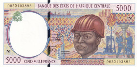 Central African States, 5.000 Francs, 2000, UNC(-), p504Nf