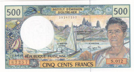 French Pacific Territories, 500 Francs, 1990/2012, UNC, p1e