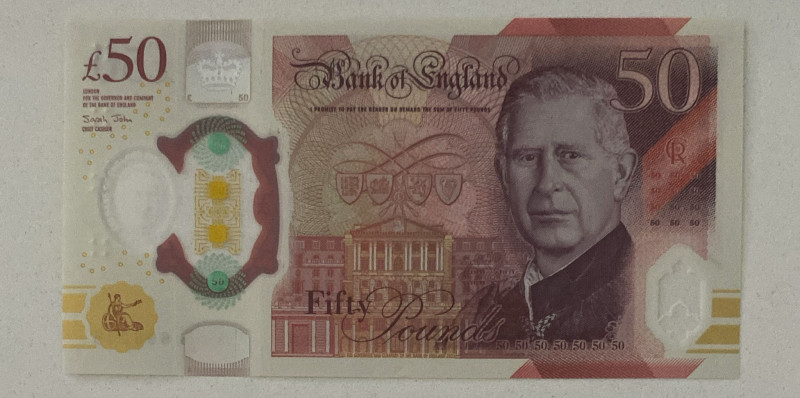 Great Britain, 50 Pounds, 2023, UNC, p401

Polymer

Estimate: USD 100-200