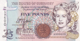 Guernsey, 5 Pounds, 1996/2023, UNC, p56a