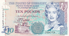 Guernsey, 10 Pounds, 1995, UNC, p57a