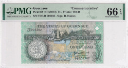 Guernsey, 1 Pound, 2013, UNC, p62