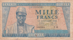 Guinea, 1.000 Francs, 1958, FINE, p9