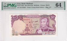 Iran, 100 Rials, 1974/1979, UNC, p102a