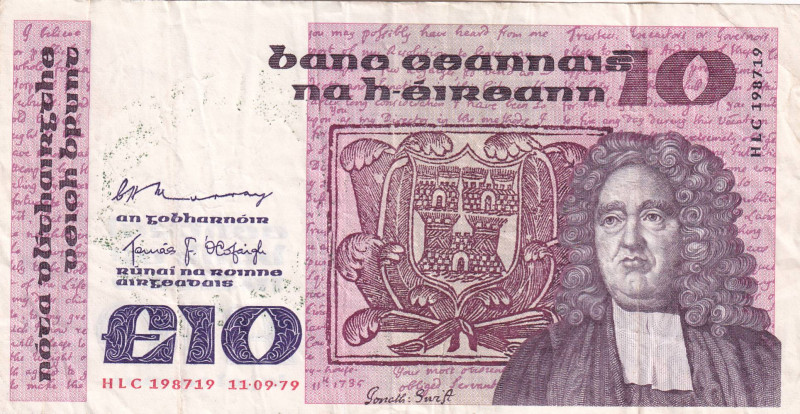 Ireland, 10 Pounds, 1979, VF, p72a

Stained

Estimate: USD 20-40