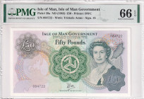 Isle of Man, 50 Pounds, 1983, UNC, p39a
