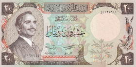 Jordan, 20 Dinars, 1977, UNC, p21a
