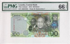 Lesotho, 100 Maloti, 2013, UNC, p24b
