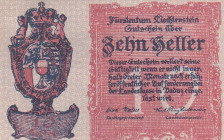 Liechtenstein, 10 Heller, 1920, UNC, p1