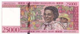 Madagascar, 25.000 Francs=5.000 Ariary, 1998, UNC, p82