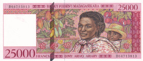 Madagascar, 25.000 Francs=5.000 Ariary, 1998, UNC(-), p82
