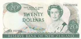 New Zealand, 20 Dollars, 1981/1992, AUNC, p173
