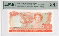 New Zealand, 50 Dollars, 1981/1985, UNC, p174a