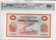Northern Ireland, 50 Pounds, 1970/1981, UNC, p191s, SPECIMEN
