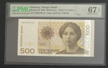 Norway, 500 Kroner, 2005, UNC, p51d