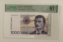 Norway, 1.000 Kroner, 2001, UNC, p52a