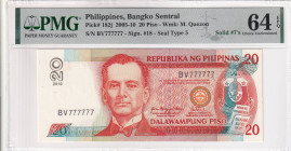 Philippines, 20 Piso, 2005-2010, UNC, p182j