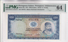 Portuguese Guinea, 100 Escudos, 1971, UNC, p45a