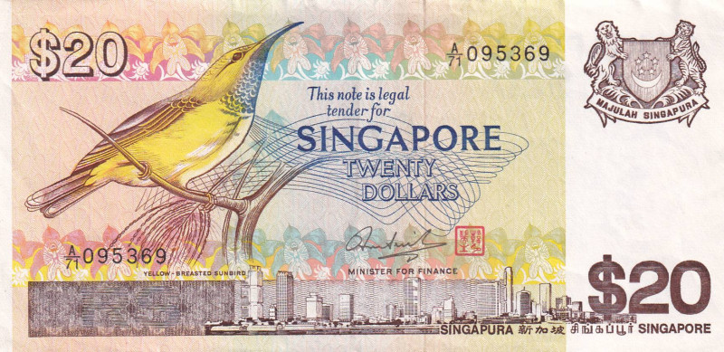 Singapore, 20 Dollars, 1979, XF, p122Ab

Estimate: USD 20-40