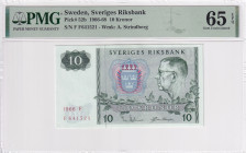 Sweden, 10 Kronor, 1966/1968, UNC, p52b