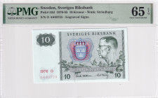 Sweden, 10 Kronor, 1976/1985, UNC, p52d
